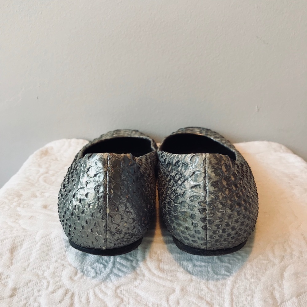 Devi Kroell**Silver Python Flat**Eu 37 Us 7 - image 5